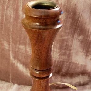 NEW Handcrafted Australia Blackwood Candle Stick Holder